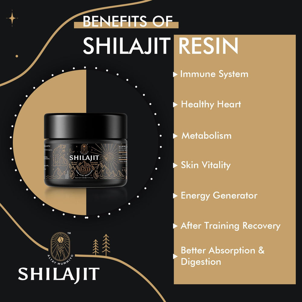 ALTAY MUMMIYO Shilajit resin 2-pack box highlights value and convenience.