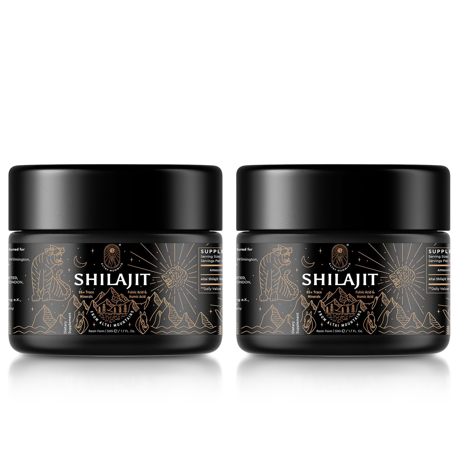 ALTAY MUMMIYO Shilajit resin jar for daily energy support.