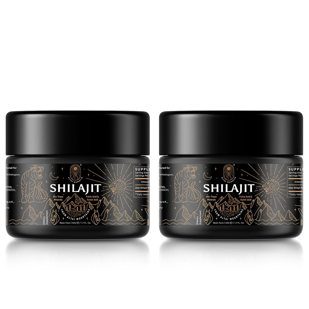 ALTAY MUMMIYO Shilajit resin jar for daily energy support.