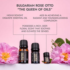 Alteya Organics Rose Essential Oil bottle beside diffuser for mood-enhancing aromatherapy