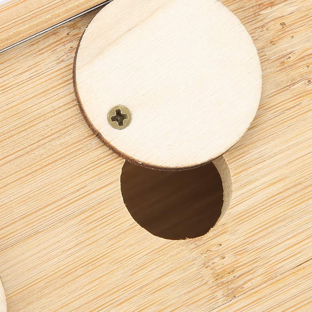 Alucy 2-hole bamboo Moxa Box hole diameter demonstrates versatility.