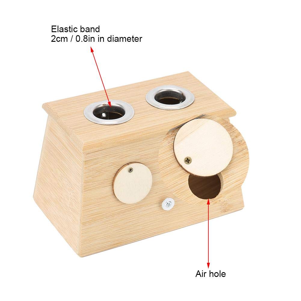 Alucy moxa box protective net bottom prevents ash contact during use.