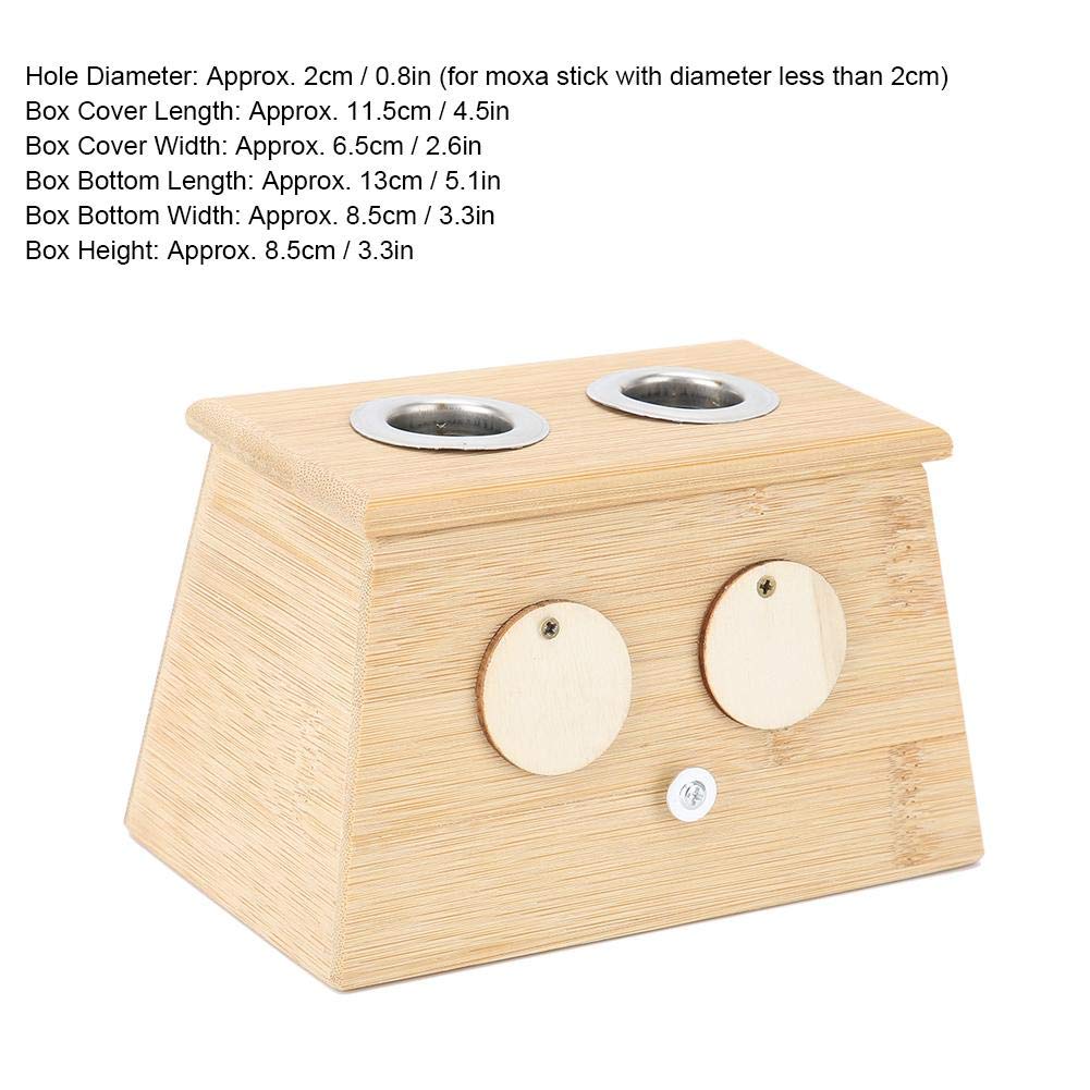 Alucy roller-stick-holder detail shows stable placement for moxibustion sessions.