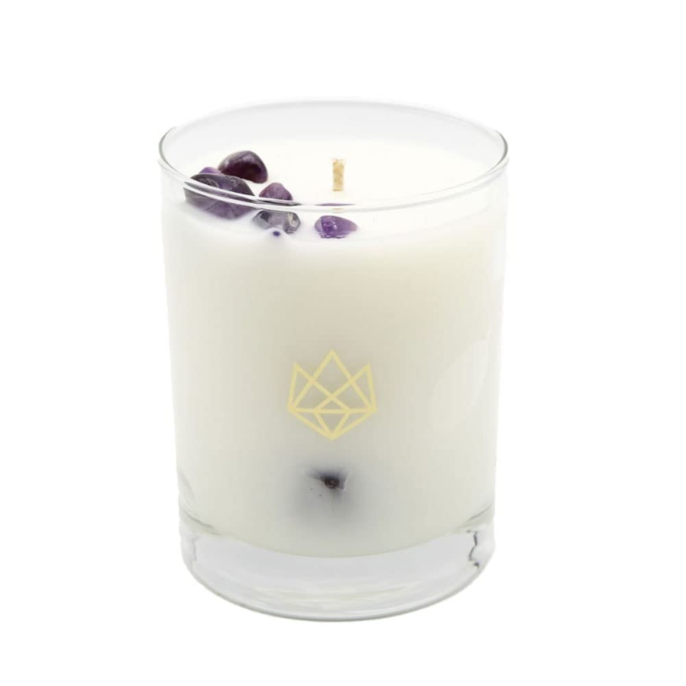 Aluminate Life luxury glass jar candle for ambient lighting and style.