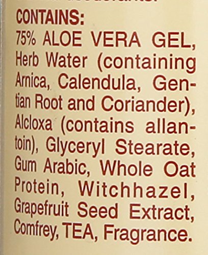 Alvera natural ingredients with witch hazel and almonds for skin comfort during wear.
