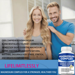 Capsules closeup showing a smooth, easy-to-swallow magnesium formula.