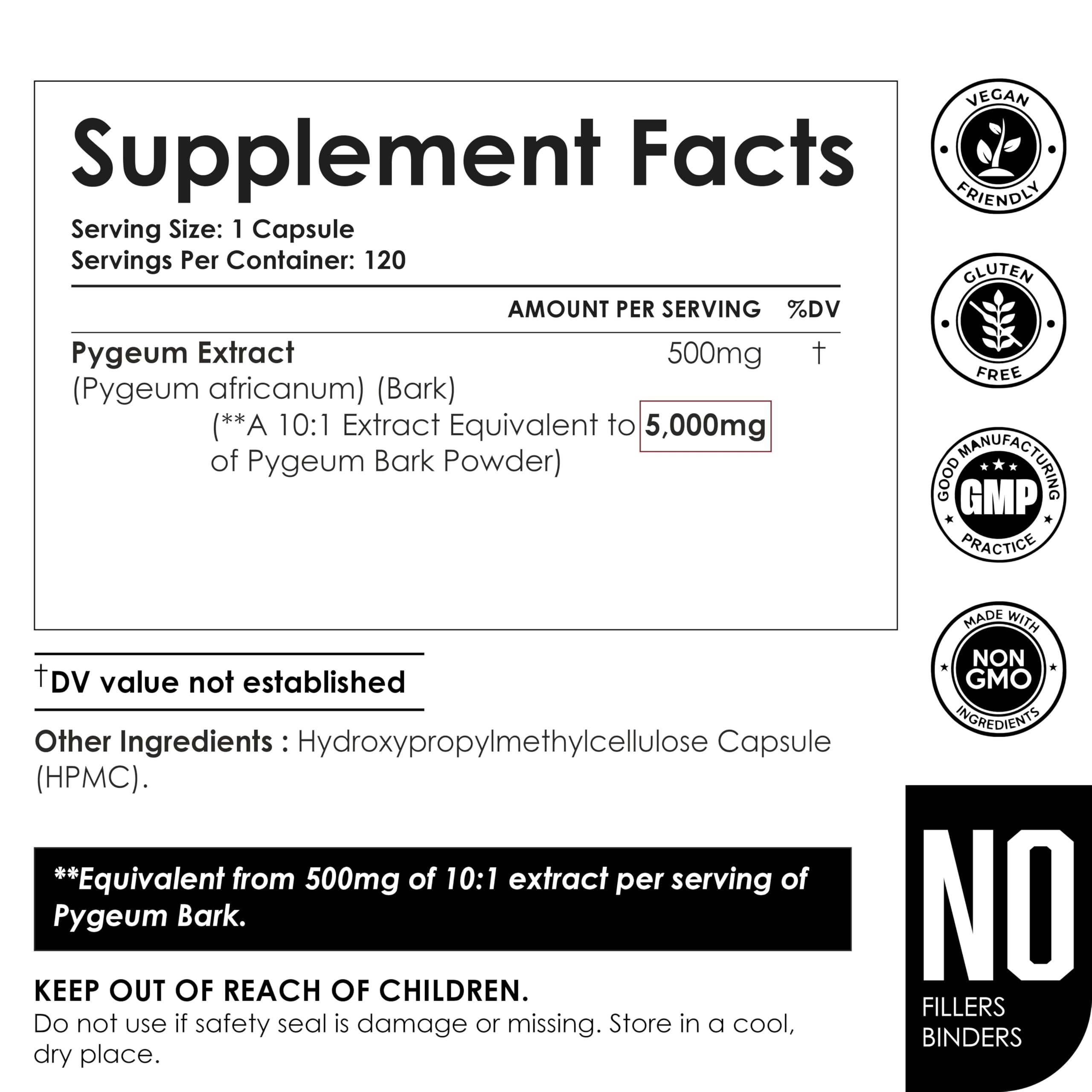 Label close-up on AMALTH packaging showing purity and non-GMO claim.