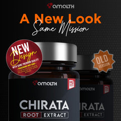 AMALTH Swertia Chirata capsules close-up for daily wellness routine