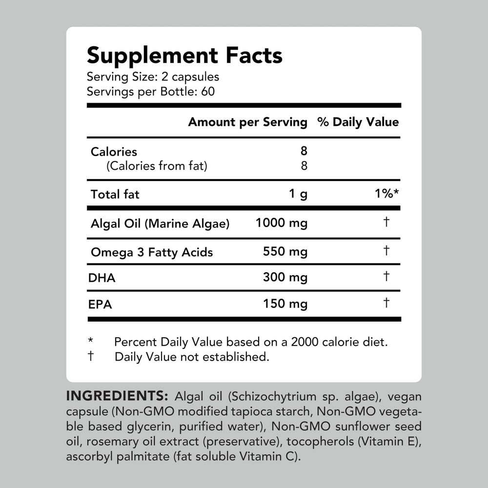 AMANDEAN capsules being poured for an easy daily omega-3 routine