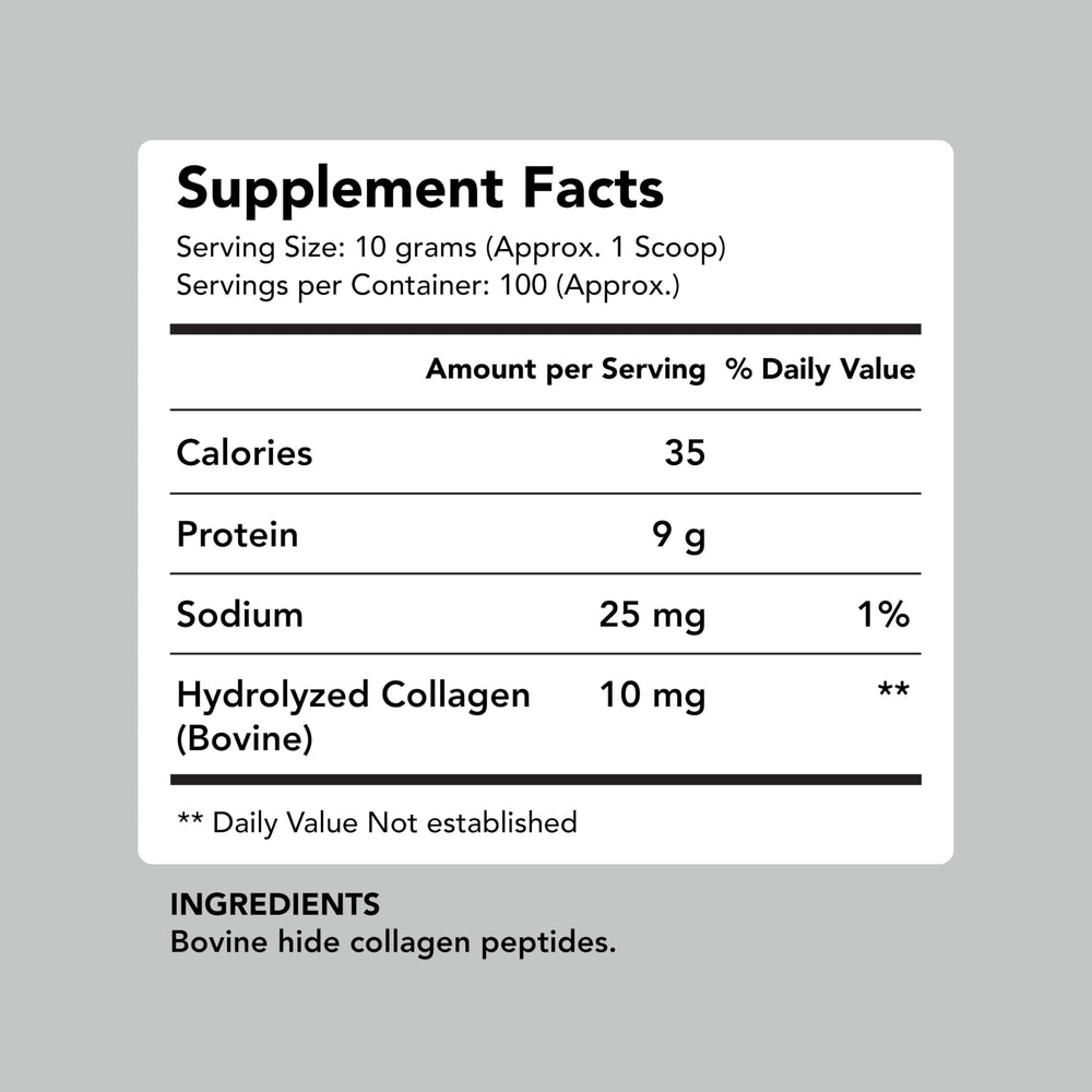 Graphic of AMANDEAN hydrolyzed collagen with 18 amino acids