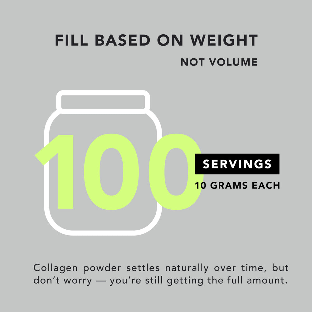 Label of AMANDEAN collagen showing non-GMO and gluten-free attributes