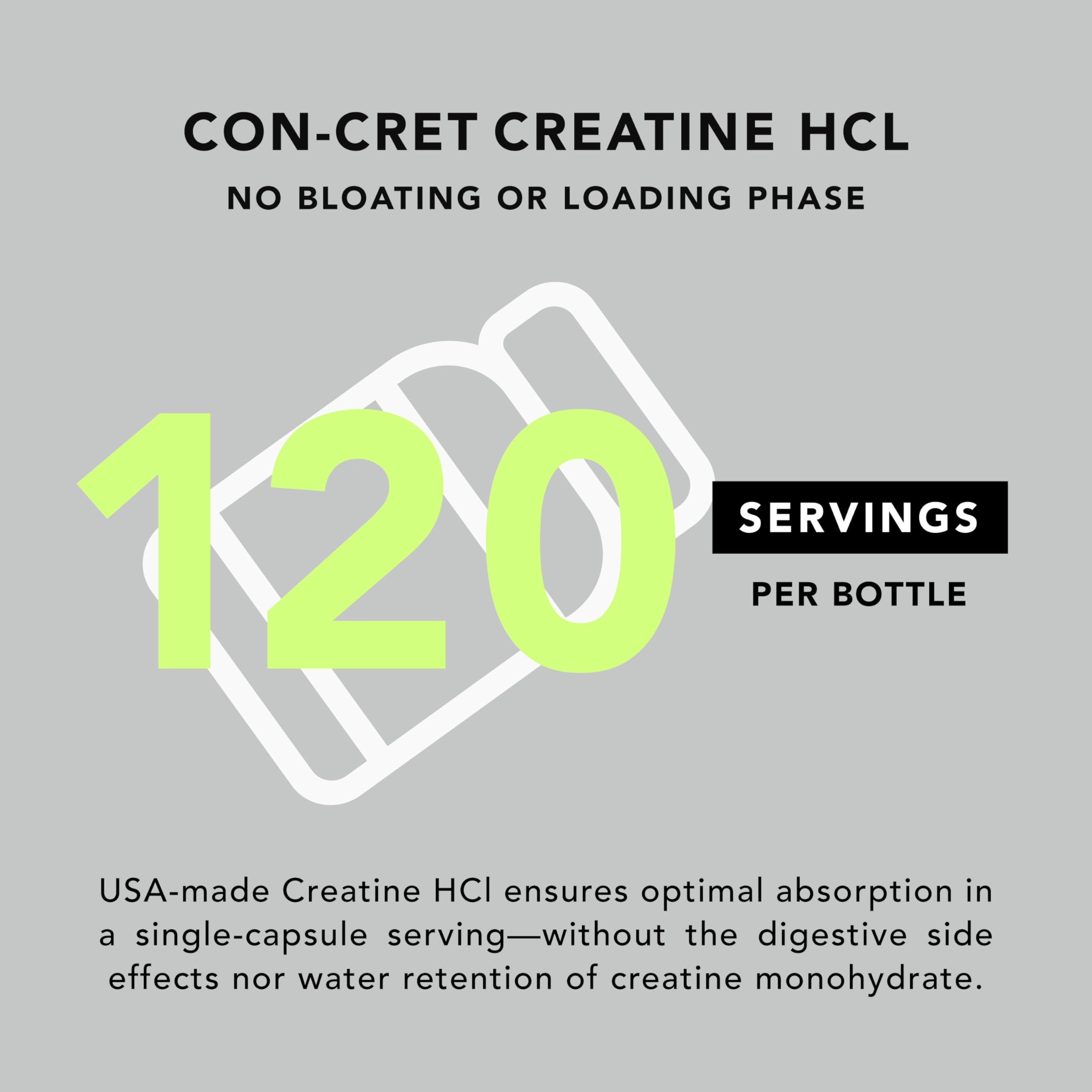 AMANDEAN Creatine HCl pills on a workout mat signaling performance support.