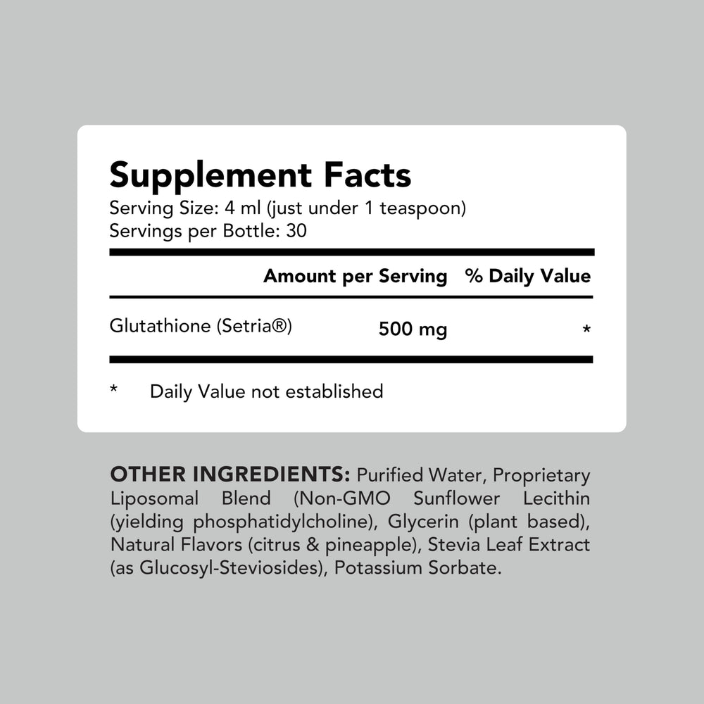 AMANDEAN Liposomal Glutathione soy-free logo highlighting vegan formula