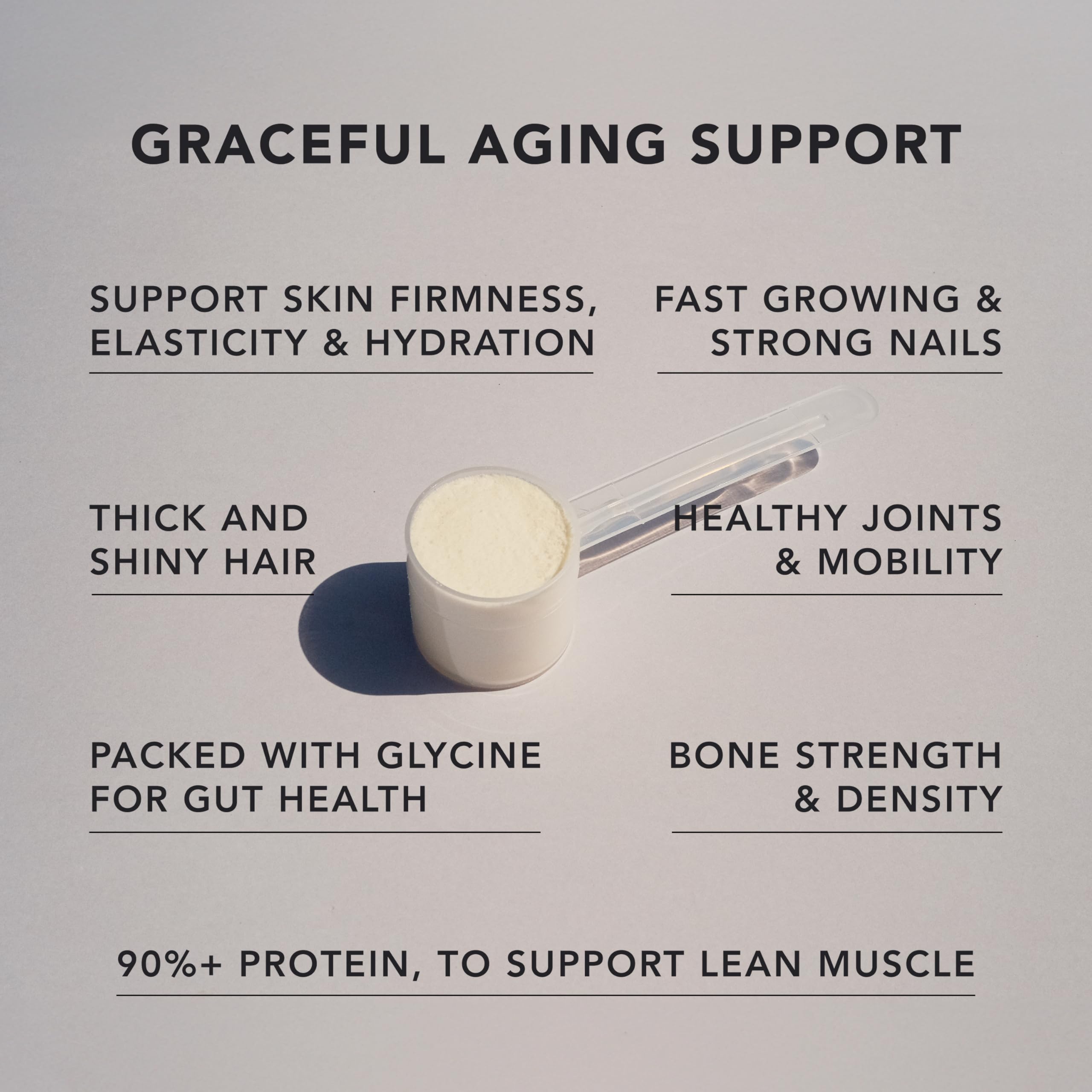 AMANDEAN collagen scoop for quick, convenient daily dosing