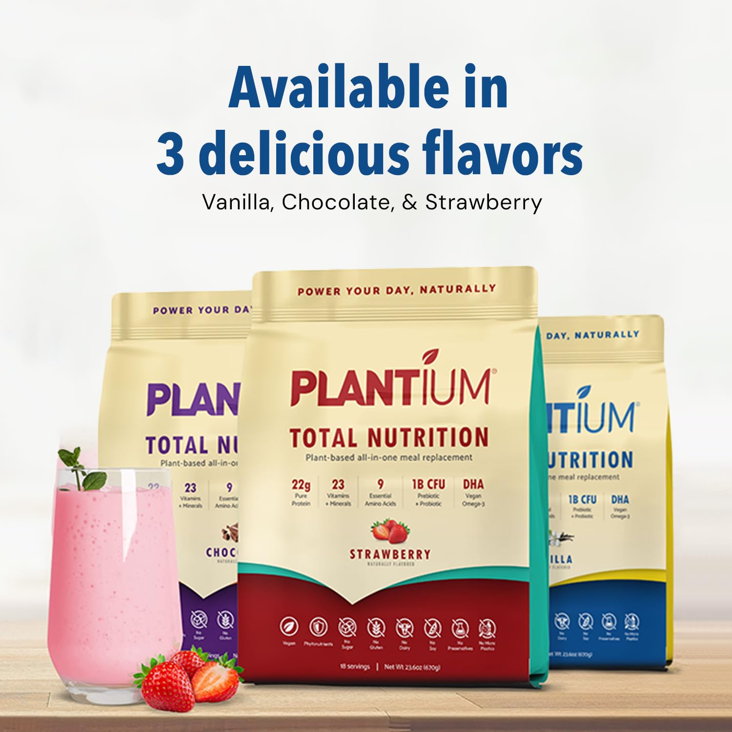 AMAXI Plantium DHA and antioxidants label on tub