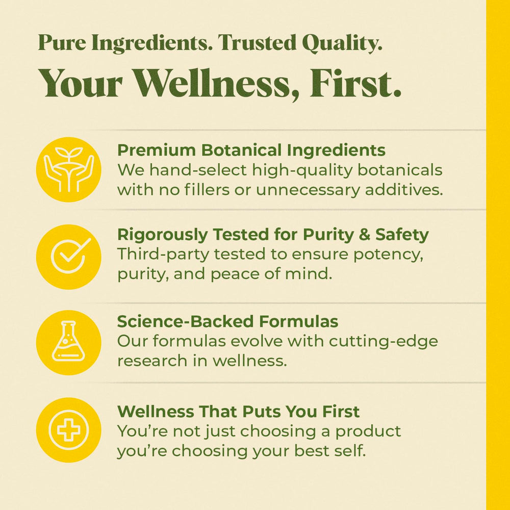 USA GMP-certified facility label for Amazing Botanicals Kanna tincture.