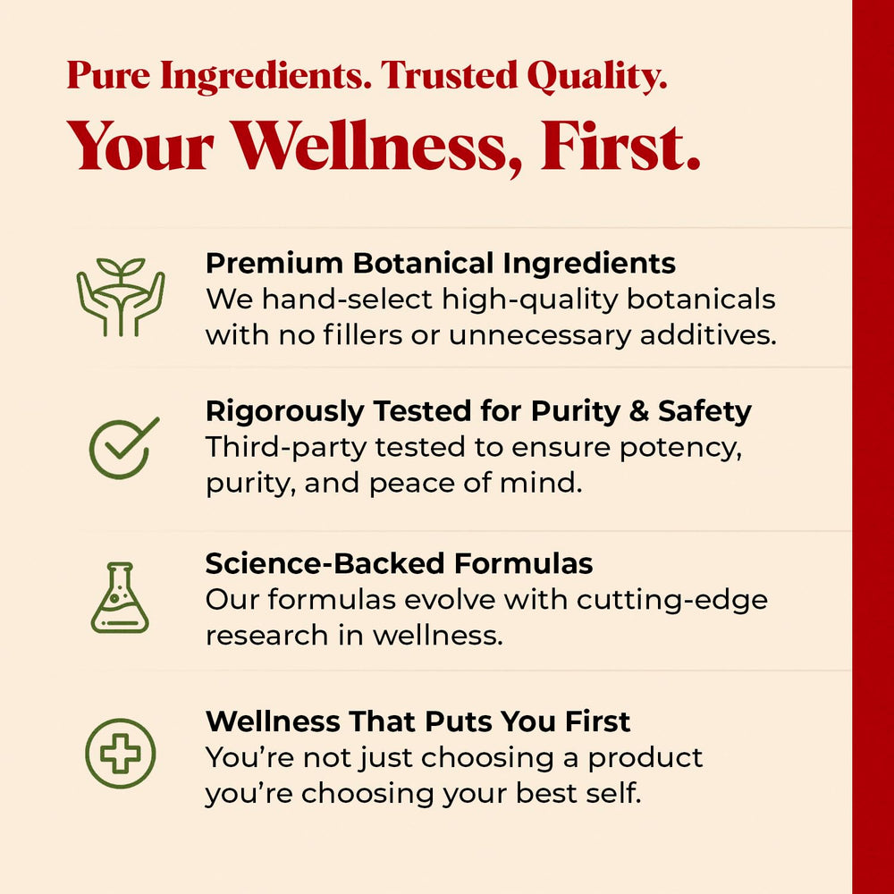 GMP-certified facility badge signals strict quality control for Amazing Botanicals.