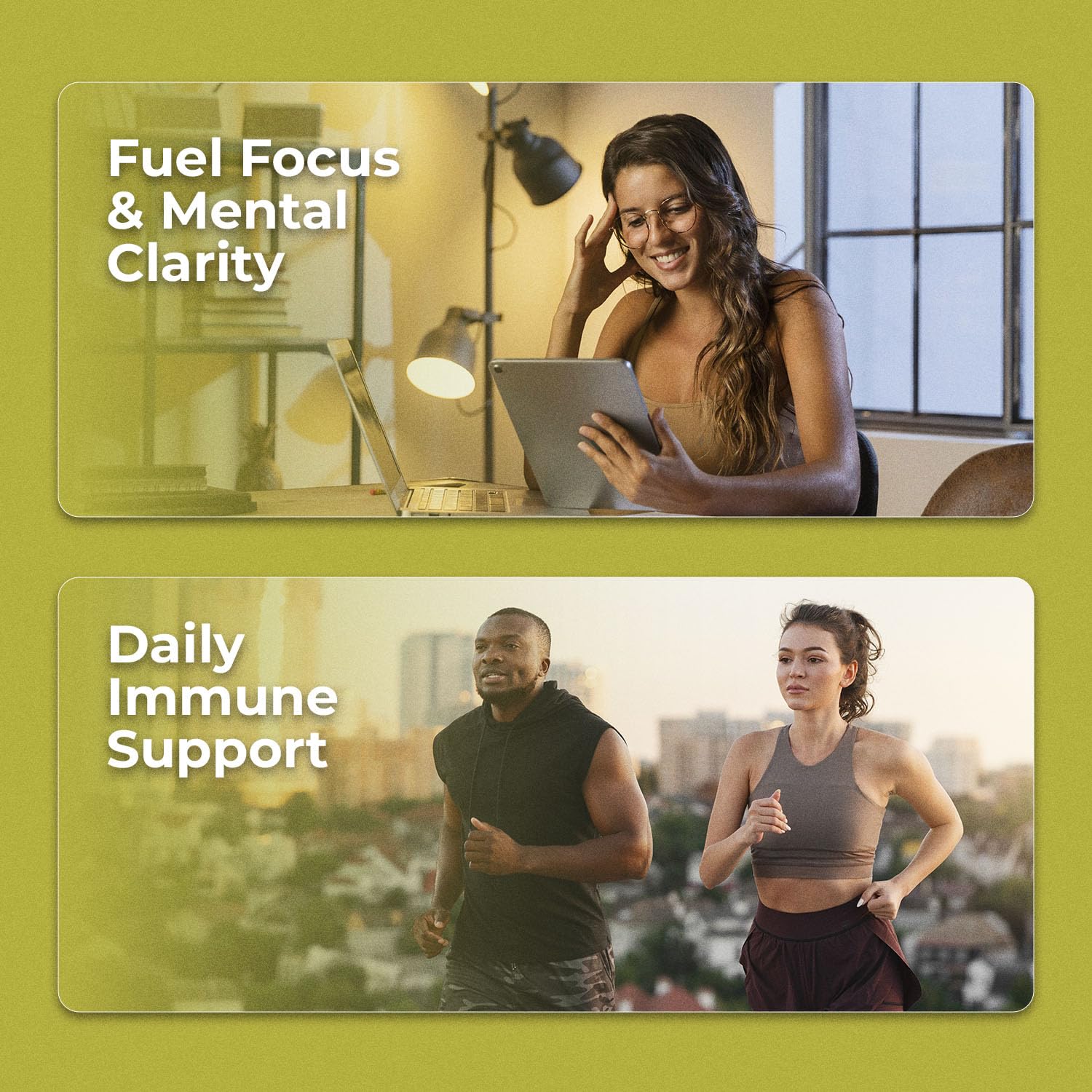 Amazing Botanicals Kannaflow 60-count packaging highlights vegan and non-GMO convenience.