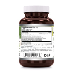 Amazing Flora probiotic capsules close-up for easy daily use.