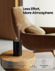 Amazing Flower diffuser aluminum body close-up showing premium finish.