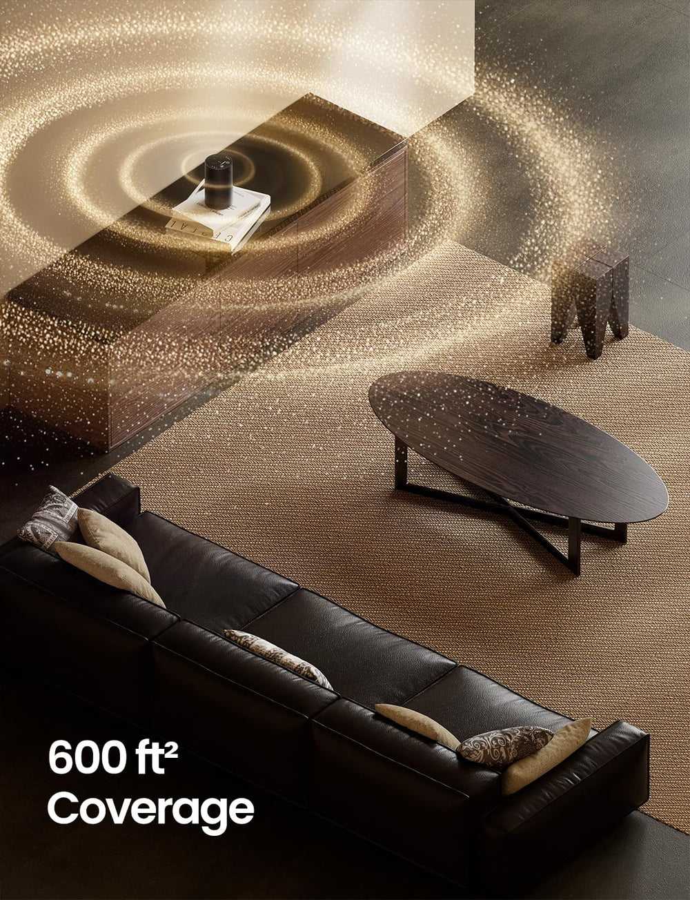 Amazing Flower diffuser battery indicator and compact power source for travel.
