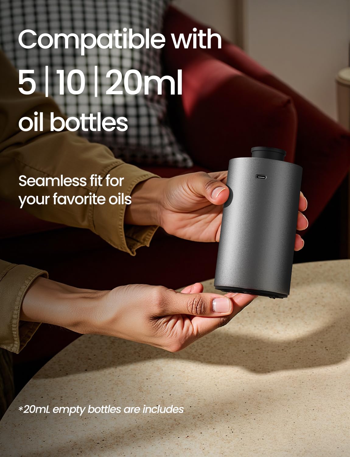 Amazing Flower ultra-quiet operation keeps spaces peaceful and relaxing.
