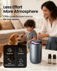 AMAZING FLOWER diffuser USB-C charging for quick recharges