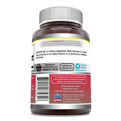 Amazing Formulas Acetyl-L-Carnitine serving size image with three capsules per serving.