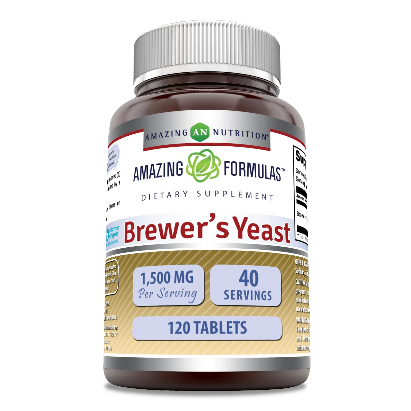 Amazing Formulas Brewers Yeast bottle pour for daily nutrition support.