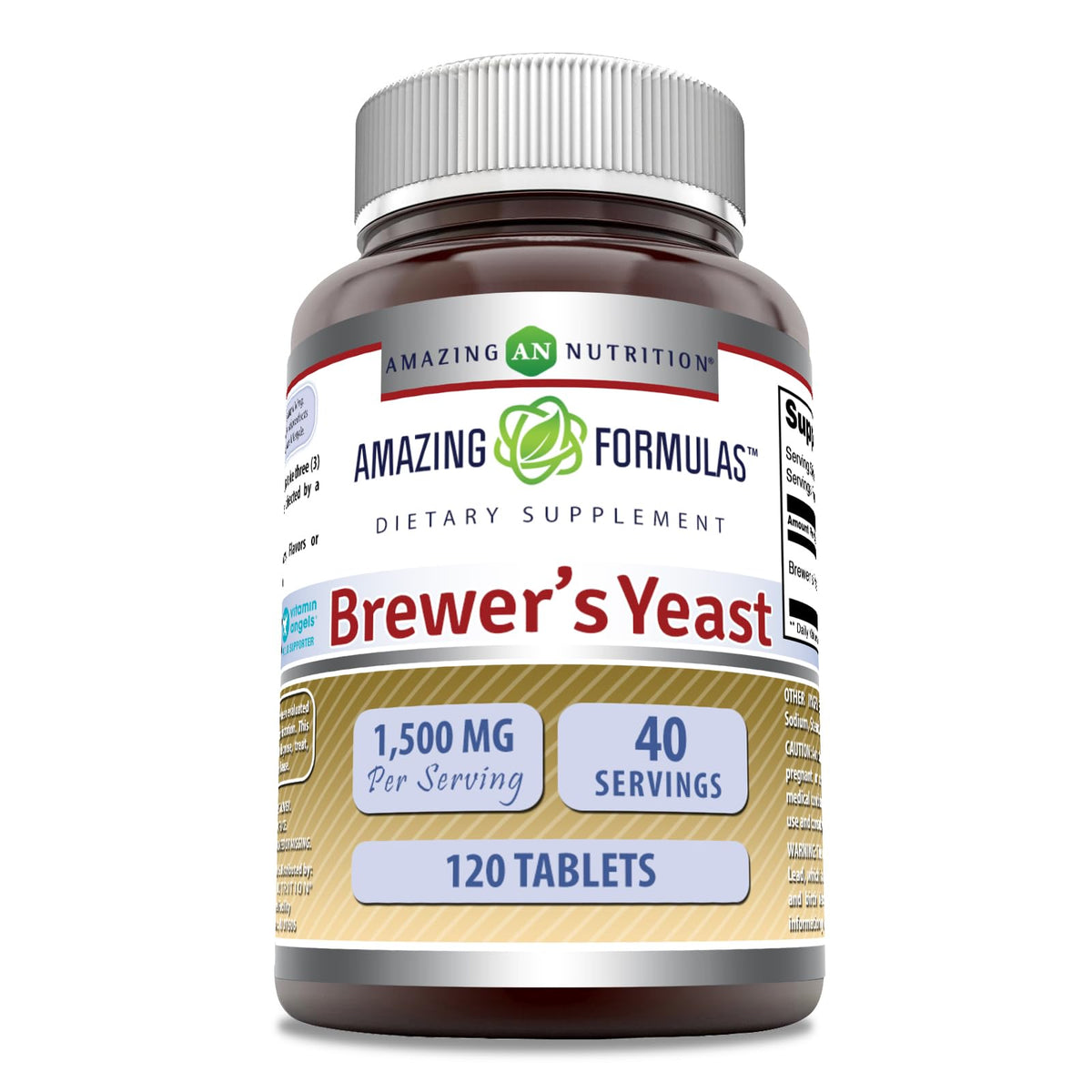 Amazing Formulas Brewers Yeast bottle pour for daily nutrition support.