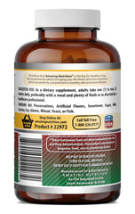 Front view of Amazing Formulas iron bottle with gluten-free and non-GMO labels.