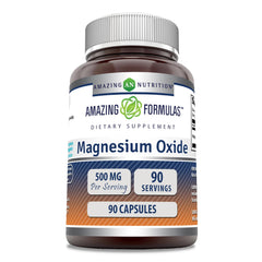 Amazing Formulas magnesium oxide bottle front for daily mineral support