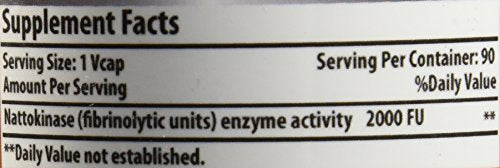 Amazing Formulas nattokinase badge highlights non-GMO and gluten-free.