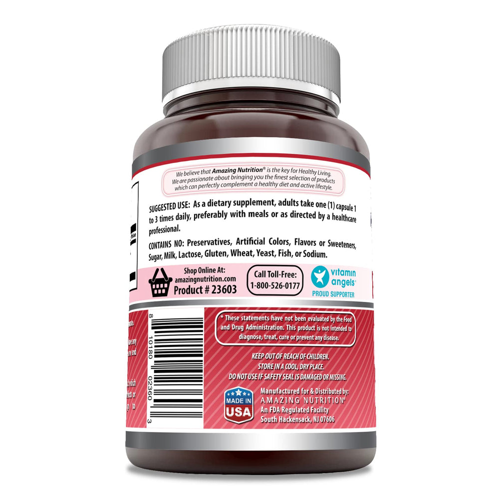 Third-party testing badge beside bottle communicates product verification and quality