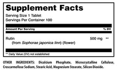 Amazing Formulas Rutin pills in bottle, everyday tablets for routine