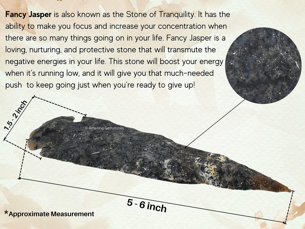 Amazing Gemstone 5 to 6 inch arrowheads with earthy texture for handmade jewelry.