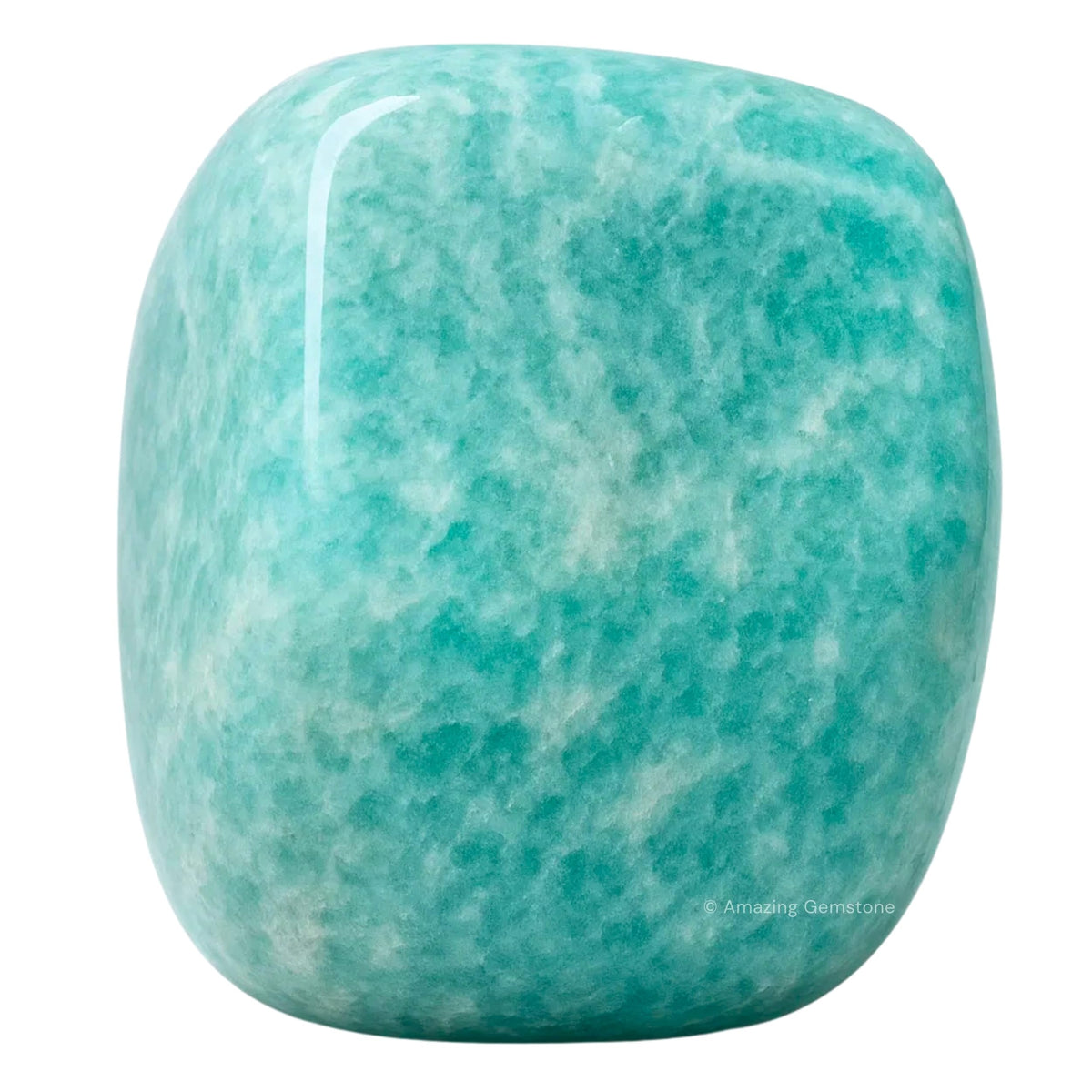 Amazing Gemstone amazonite polished rocks for calm meditation and display.