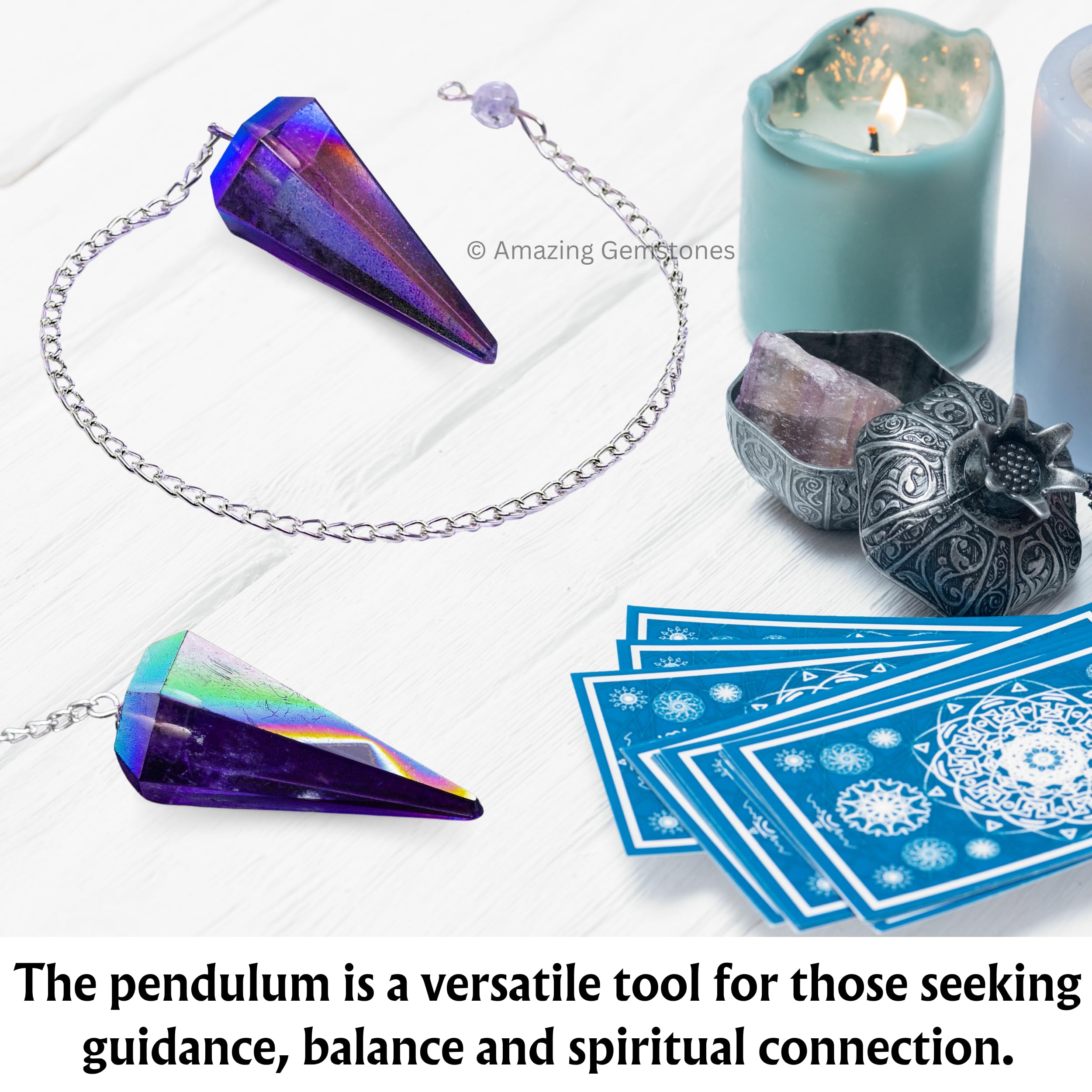 Dowsing experience with Amazing Gemstone pendulum during intuitive practice
