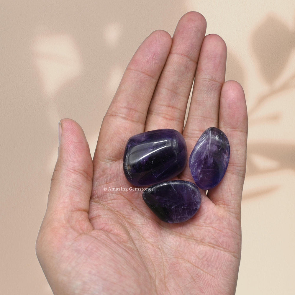 Amazing Gemstone amethyst crystals for meditation spaces and desk accents.