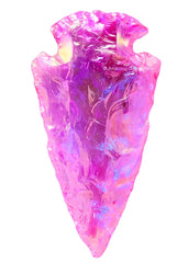 Amazing Gemstone angel aura rose quartz arrowhead ready for handcrafted jewelry