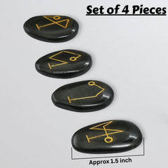 Amazing Gemstone Archangel Raphael stone, engraved symbol supporting soothing rituals