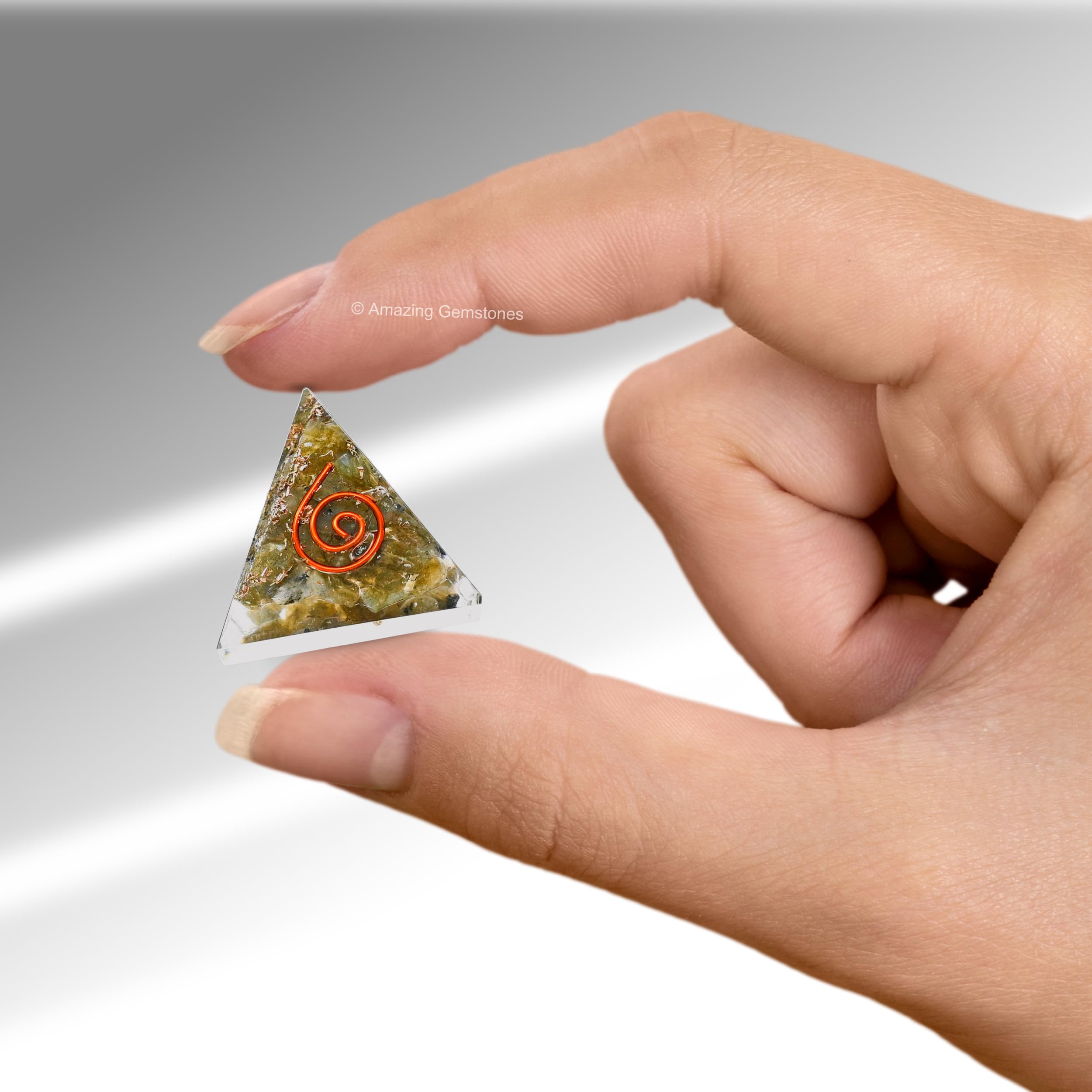 Amazing Gemstone authentic orgonite packaging ready for gift-giving.