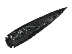 Close-up of Amazing Gemstone arrowhead texture showing natural facets.