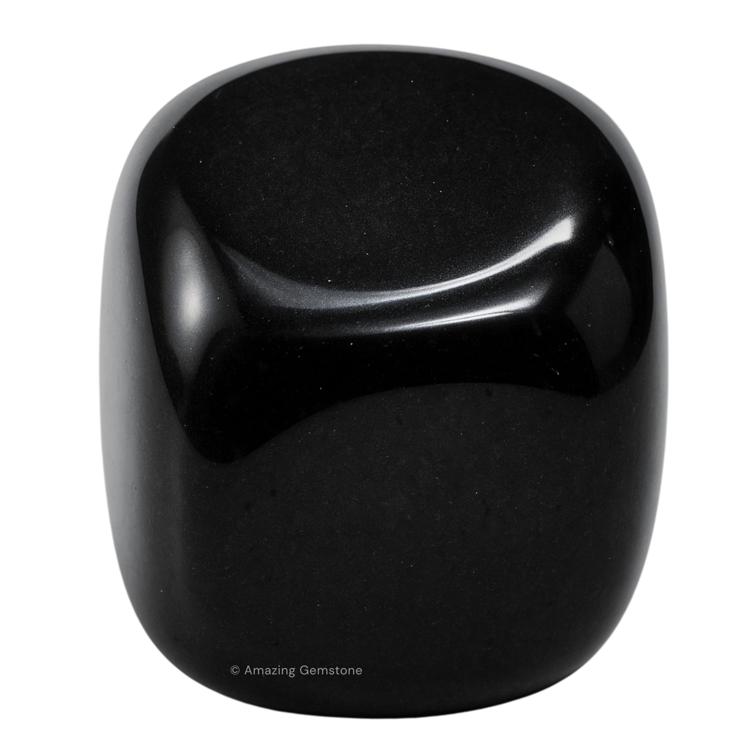 Amazing Gemstone black obsidian polished rocks for display and meditation