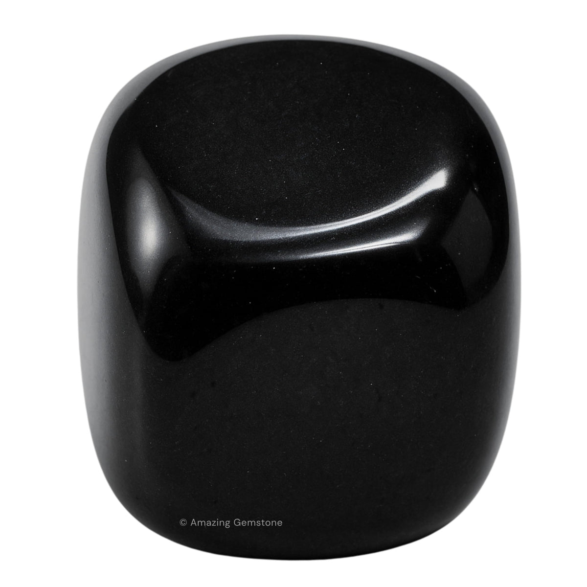 Amazing Gemstone black obsidian polished rocks for display and meditation