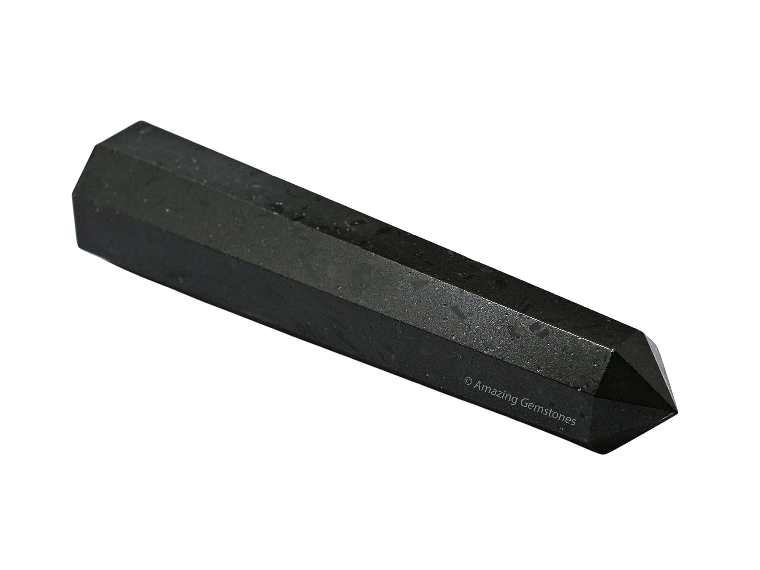 Amazing Gemstone Black Tourmaline Tower base, stabilizing presence for meditation corners.