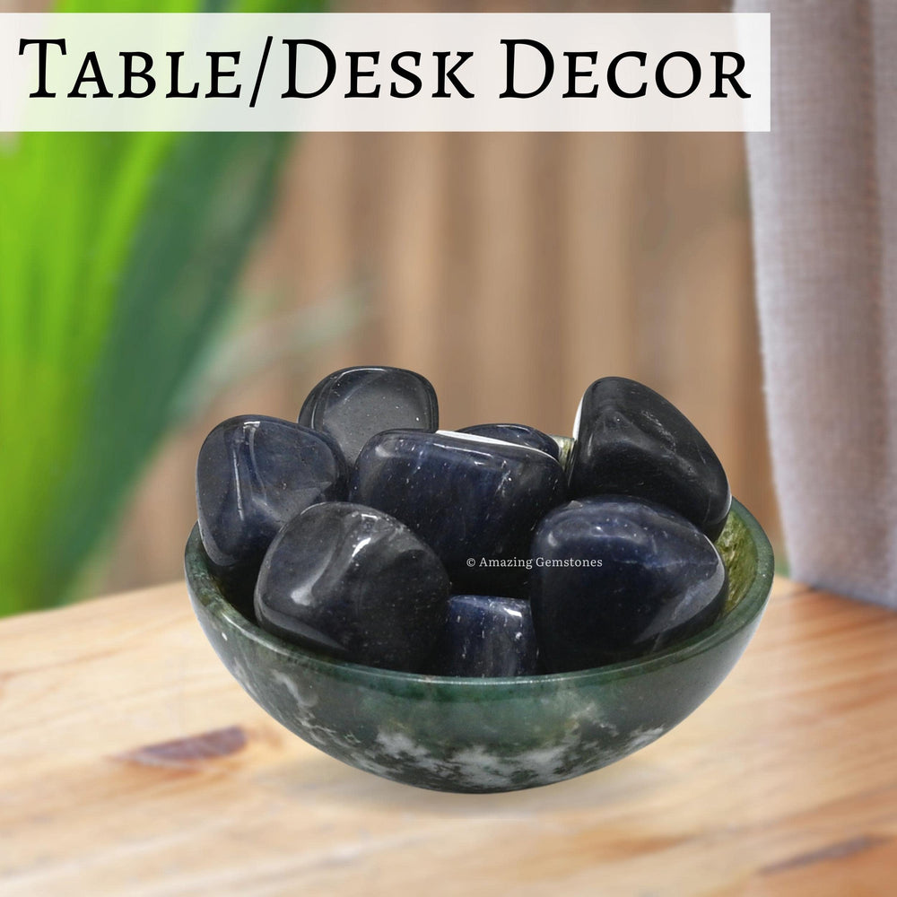 Amazing Gemstone blue aventurine decorative gem for shelves and altars