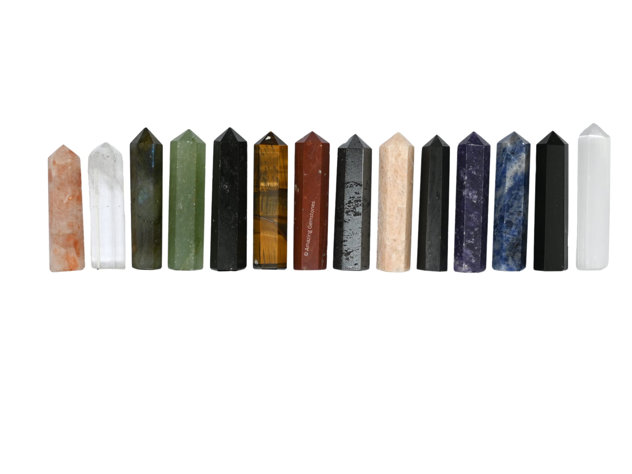 Amazing Gemstone certificate of authenticity included with each set.