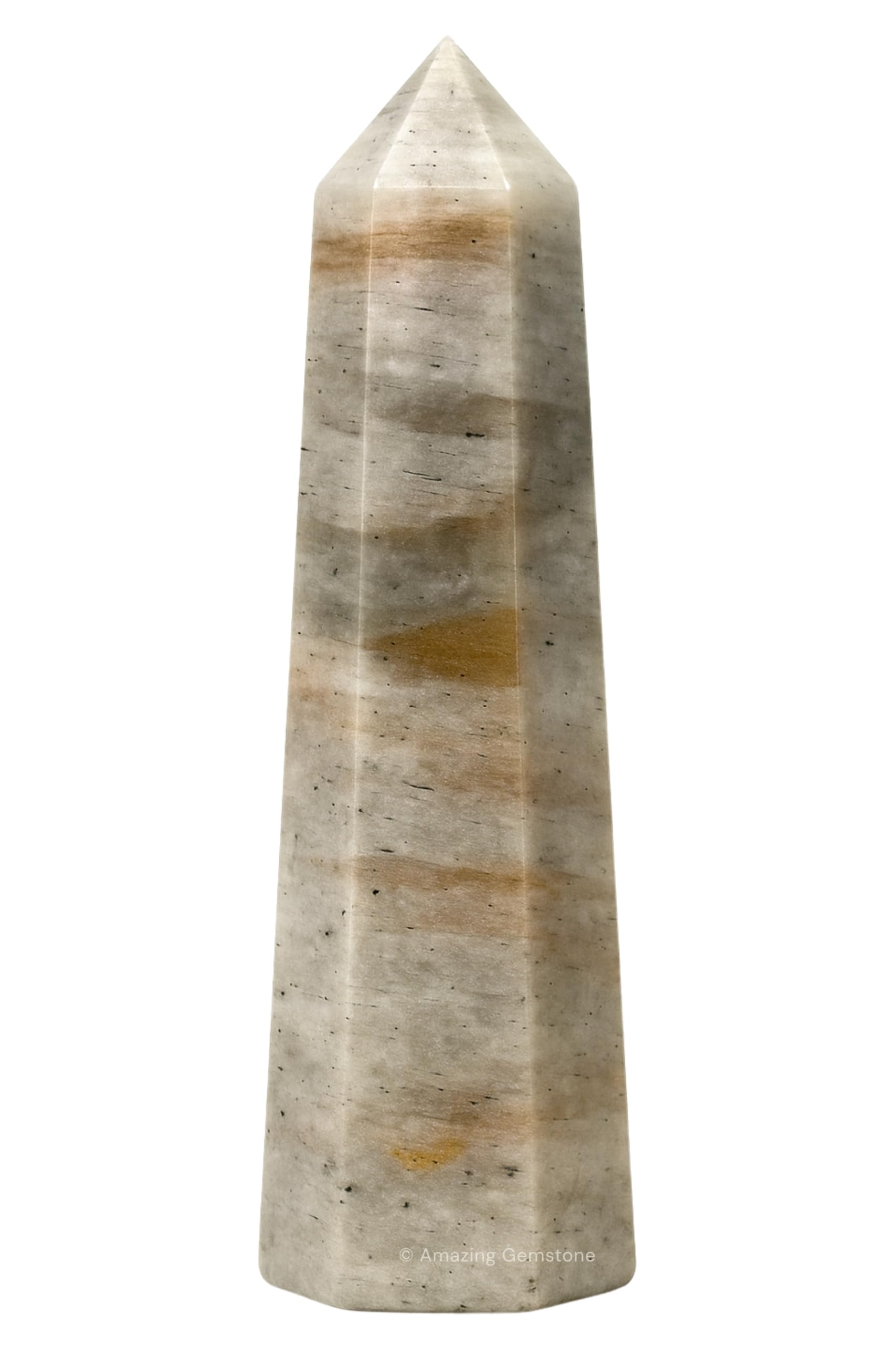 Amazing Gemstone Chrysoberyl Cats Eye Crystal Tower apex focus for energized spaces.