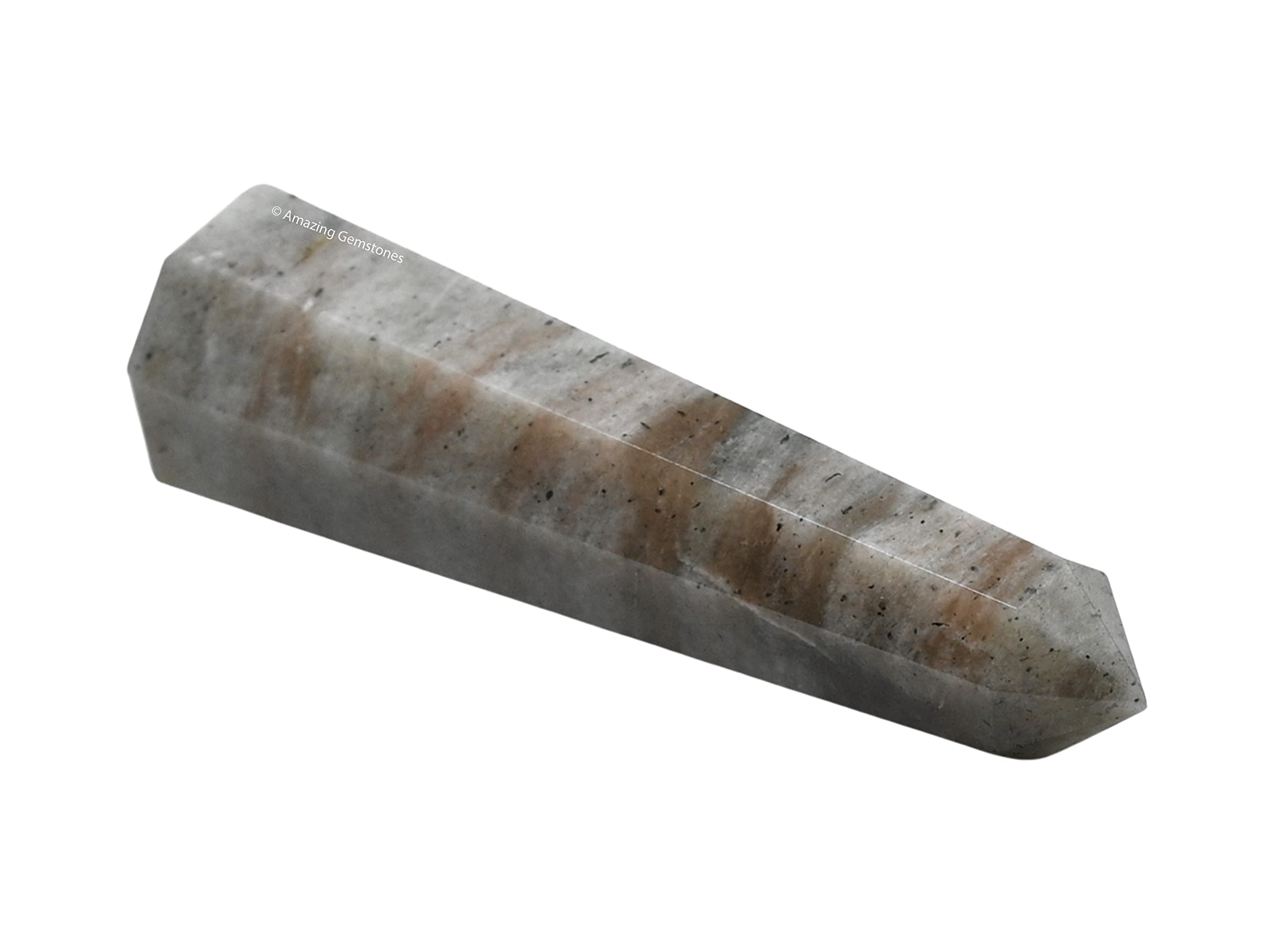 Amazing Gemstone Chrysoberyl Cats Eye Crystal Tower energy uplift for meditation and balance.